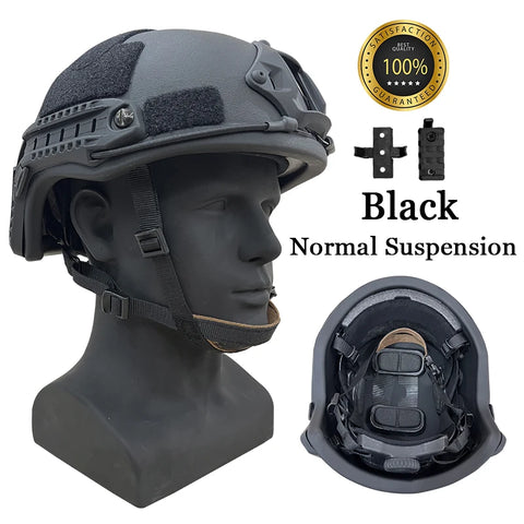 Ballistic ACH High Cut Tactical Helmet PE Ballistic Helmet NIJ IIIA Fast Wendy's Suspension Pad Bulletproof Helmet