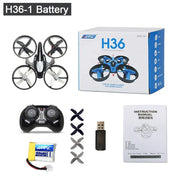 H36 Mini Drone 6-Axis with 3Battery Headless FPV Drones Pocket Remote Control Helicopter Plane RC Dron Quadcopter Gift for Kids