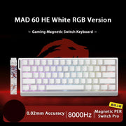 MADLIONS MAD 60/68HE Mechanical Keyboard Magnetic Switch Rapid Trigger 8K RGB Gaming Keyboard Valorant Gamer Accessories Gifts