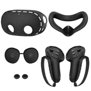 10-in-1 soft Silicone Controller Case for Meta Quest 3 /3S Headset Grip Protector with Battery cover For Quest 3/3S Accessories