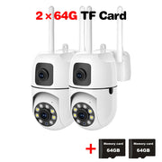 8MP Security Surveillance IP Camera Dual Lens Dual Screen WIFI Cam Outdoor Auto Tracking Two-way Audio HD Night Color Cam YI IOT