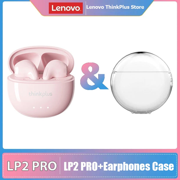 New Lenovo LP2 Pro TWS Bluetooth V5.4 Wireless Earphones 24H Long Battery life Gaming Headset Sport HIFI Stereo Sound Headphones