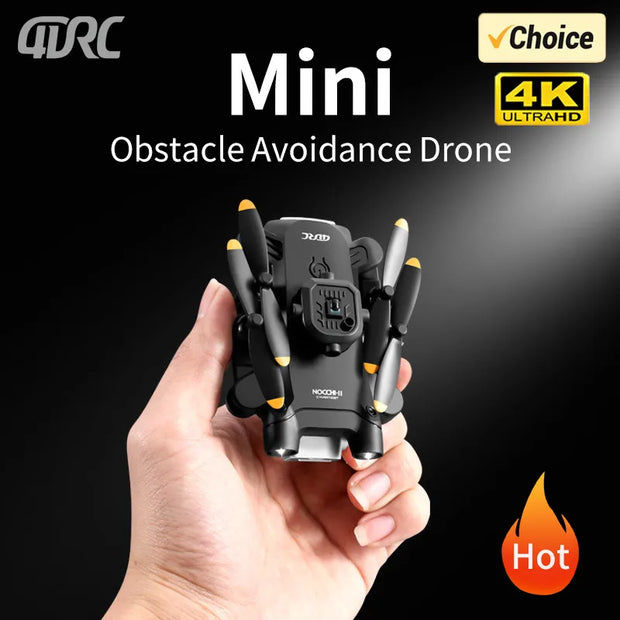 4DRC V30 Mini Drone 4K HD Dual Camera WIFI FPV Drones Profesional Five-sided Obstacle Avoidance Drone RC Helicopter Toy Gift