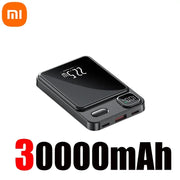 Xiaomi 50000mAh Magnetic Wireless Charger Power Bank Magsafe External Battery Fast Charging PowerBank For Android iPhone 15 16