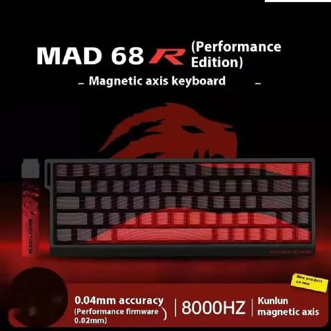 FGG Madlions Mad 60/68 Mechanical Keyboard HE Magnetic Switch 61/68 Keys Gaming RGB Wired E-sports Hot Swappable Customized