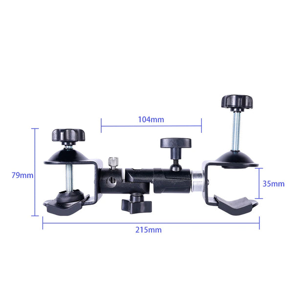 Desk Mount Stand DSLR Camera C Clamp Light Stand Universal Aluminum Desktop C Type Action Camera Phone Clamp