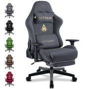 Brand Gaming Chair With Footrest Office Chair Ergonomic Lumbar Support Height Adjustable with Suede Leather Recliner Women Men