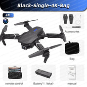 New E88 Pro RC Drone 4K Professinal With 1080P Wide Angle Dual HD Camera Foldable RC Helicopter WIFI FPV Height Hold Apron Sell