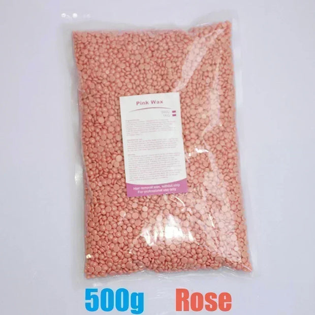 500g/400g/200g Hard Waxing Wax Beans for Hair Removal Hot Film Wax for Wax Heater Machine Depilatory Wax Beads for Whole Body