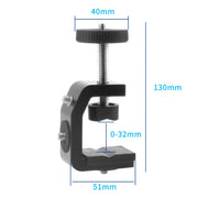 Desk Mount Stand DSLR Camera C Clamp Light Stand Universal Aluminum Desktop C Type Action Camera Phone Clamp