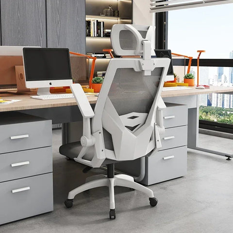 Home Office Simple Design Computer Chair Comfortable Sedentary Ergonomic   Lifting Swivel  Gaming Furniture