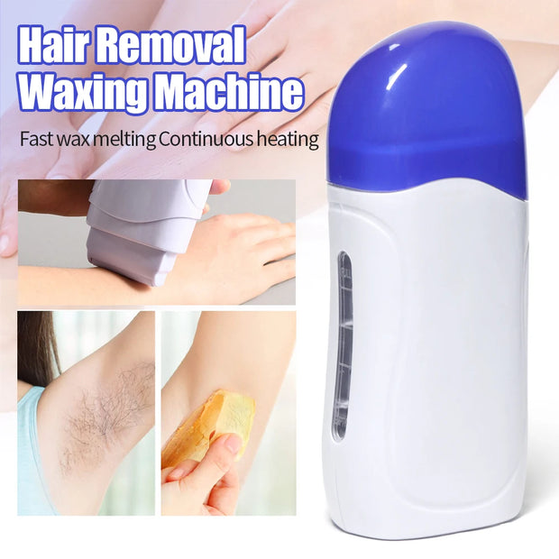 LINMANDA Wax Heater Portable Cartridge Wax Depilatory Roller Warmer Heater Waxing Hair Removal Machine At Home Use