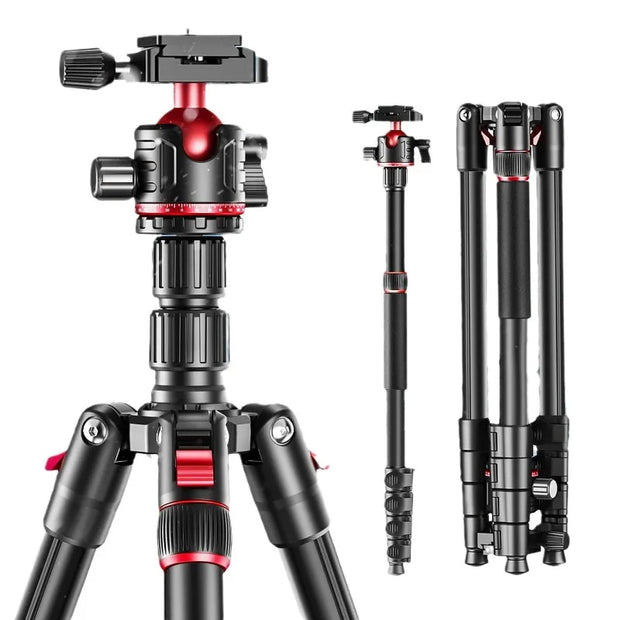 ZOMEI 78.7-inch/200cm Heavy-duty Aluminum Camera Tripod with Carrying Bag - Suitable for Projectors, Webcams, and Scopes