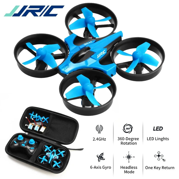 Upgraded JJRC H36F Mini Drone Helicopter 2.4G 4CH 6-Axis Gyro Speed 3D Flip Headless Mode RTF Boat Car Water Ground Air  3-mode