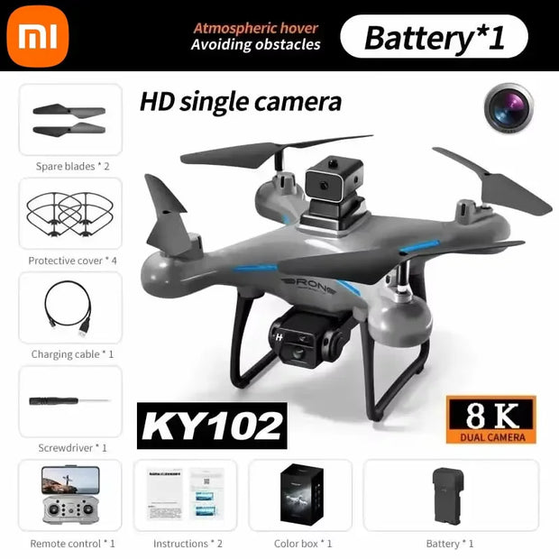 Xiaomi KY102 Drone 8K HD Profesional Dual-Camera Aerial Photography Obstacle Avoidance Optical Flow Aerial Four-Axis RC Drone