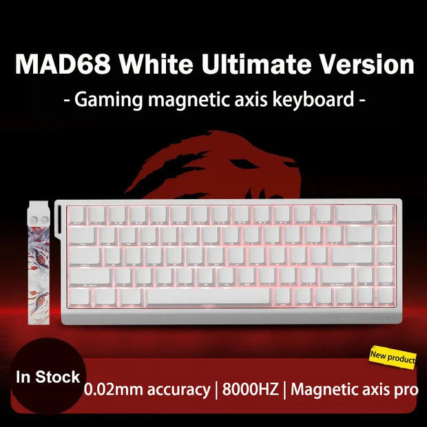 FGG Madlions Mad60 HE Mad68 Pro HE E-sports Magnetic Switch Mechanical Keyboard RGB Wired Hot Swap 8K Customized Gaming Keyboard