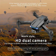 E99 Pro RC Drone Foldable 8K HD Dual Camera Aerial Photography Quadcopter Optical Flow Positioning Altitude Hold Drone Toys Gift