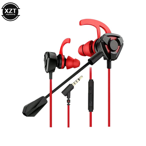 Professional Gamer Earphone Wired Headset Gaming Earbuds With Mic For Pubg PS4 CSGO Casque Phone Tablet Laptop Universal Game