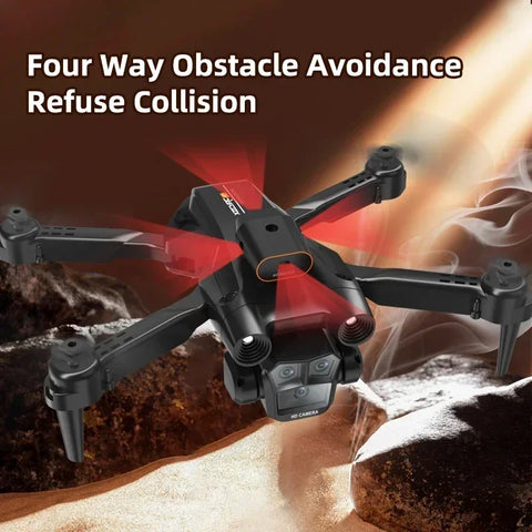 M4 Drone 8K Professional Wide Angle Triple HD Camera Foldable Helicopter Obstacle Avoidance Height Helicopters 3000M Drone Gifts