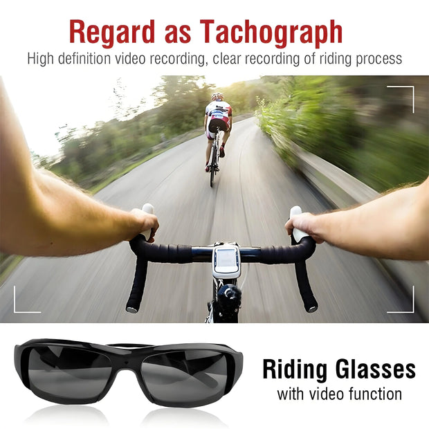 1080P HD Mini Camera Cycling Sports Camera DVR Video Recorder Outdoor Recorder Cycling Glasses