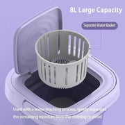 8L Small Folding Washing Machine Student Dormitory Underwear Socks Mini Cleaning Machine Portable Laundry Bucket Washing Machine