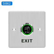 Contactless Infrared No Touch Exit Button IR Door Lock Release Switch Metal Button for Access Control System Outdoor Waterproof