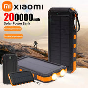 Xiaomi 50000mAh Solar Power Bank Large Capacity Fast Charge Portable USB-A USB-C External Battery For IOS Android Samsung Hot