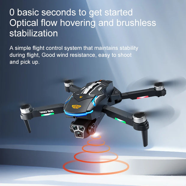 Xiaomi S2 Max Drone 8K Professional HD Dual Camera Obstacle Avoidance Foldable Quadcopter Drone With Screen Remote Control 2024