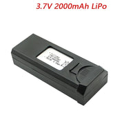 LSRC S2S Battery 3.7V 2000mAh For LS-S2S Drone Battery Spare S2S RC Qudcopter Accessories Parts