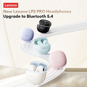 New Lenovo LP2 Pro TWS Bluetooth V5.4 Wireless Earphones 24H Long Battery life Gaming Headset Sport HIFI Stereo Sound Headphones