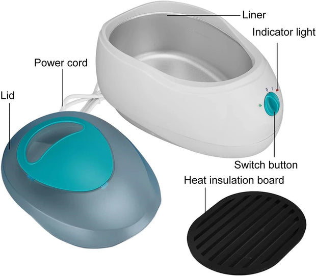 Paraffin Machine Hand And Foot Wax Heater Moisturizing Set For Arthritis Automatic Timed Insulation Paraffin Hand Wax Machine