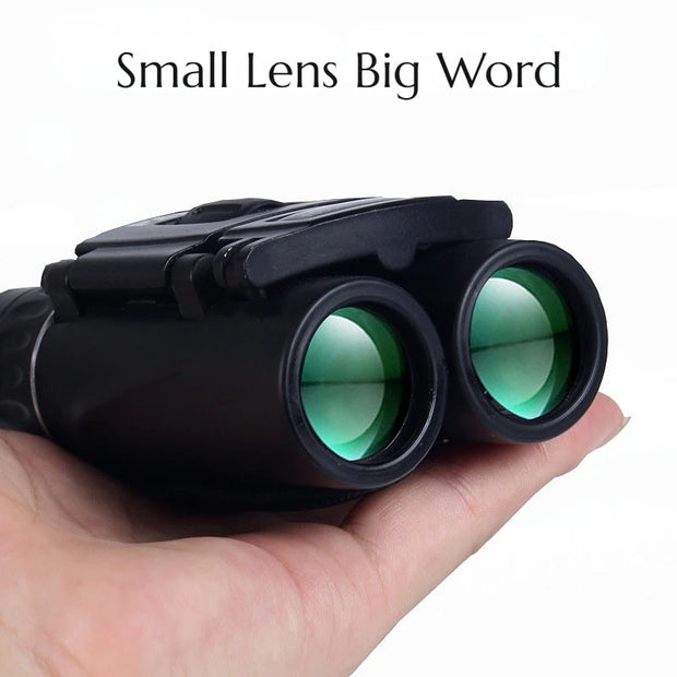 40x22 HD Powerful Binoculars 2000M Long Range Folding Mini Telescope BAK4 FMC Optics For Hunting Sports Outdoor Camping Travel