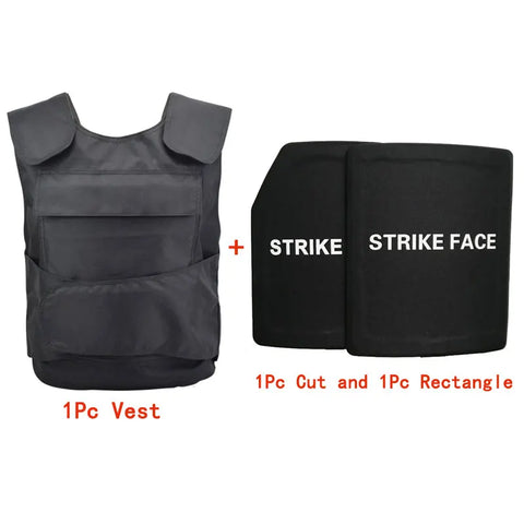 Ballistic Plates NIJ IIIA Level 3 UHMWPE 10x12In Lightweight Backpack Body Armor Panel Tactical Vest Bullet-Proof Plate Level 3A