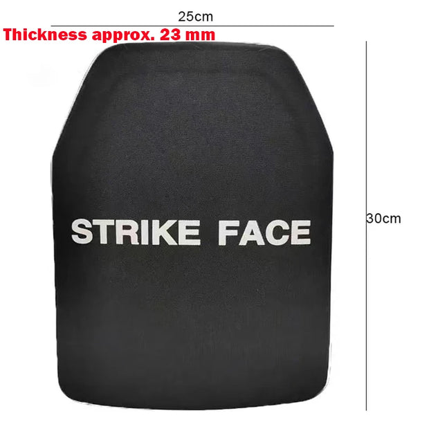 NIJ III/NIJ IIIA Bulletproof Plate10x12 Inches Light Tactical UHMWPE Bulletproof Protection Body Armor Vest Insert Plate