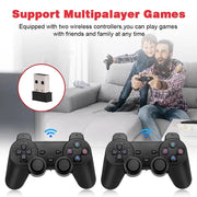 X2 Plus 128G 30000 Games Retro Game Console w/ GD10 Pro Stick- 4K/3D/HD +Wireless Controller