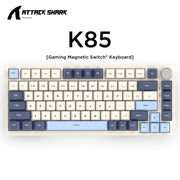 K85 E-Sports Magnetic Switch Mechanical Keyboard Customized PBT Keycaps RGB Adjustable Trigger Aluminum Wired Low-Latency Gaming