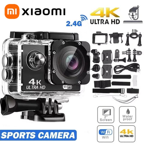 XIAOMI Ultra Action Camera HD 4K/30fps WiFi 2.0" 170D Underwater Waterproof  Video Recording Cameras Sports Bicycle Vlog New