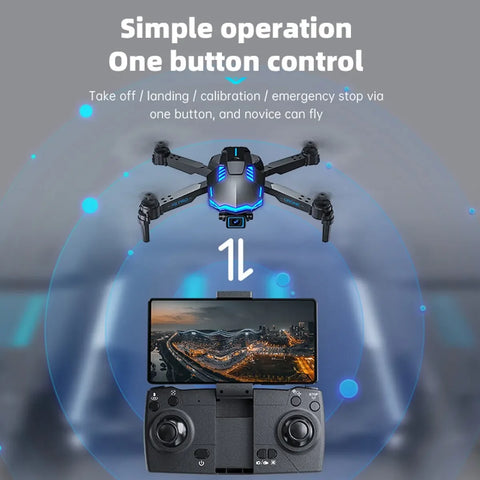 KBDFA X6 PRO Drone With Camera For Beginners 4K HD Camera WIFI FPV Rc Drones 120° Adjustable Lens Foldable RC Quadcopter Toys