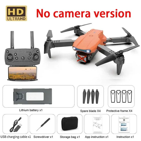 New E99 8K HD Camera Remote Control Drones Foldable Quadcopter Optical Flow Positioning Aerial Photography Remote Control Dron