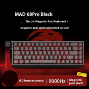 Madlions Mad60 He Magnetic Switch FGG Mechanical Keyboard Mad68 He Wired Keyboard Custom Low Latency Hot Wap Gaming Keyboards