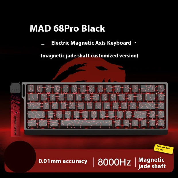 Madlions Mad60 He Magnetic Switch FGG Mechanical Keyboard Mad68 He Wired Keyboard Custom Low Latency Hot Wap Gaming Keyboards