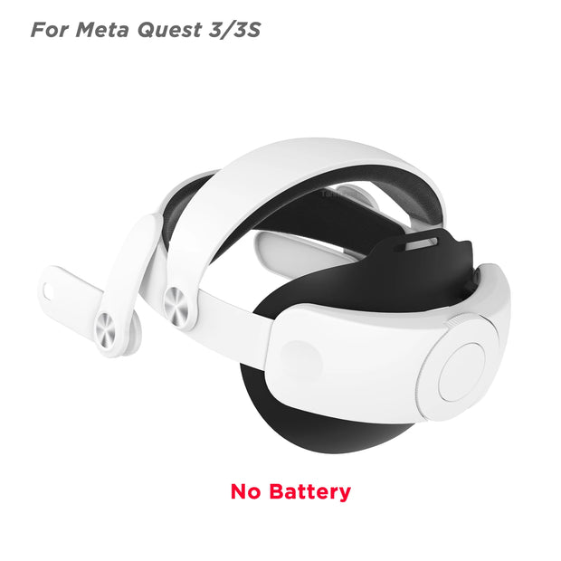 10000mAh Battery Comfort Head Strap For Meta Quest 3/Quest 3s Replacement Elite Strap 18W Charging Enhanced Playtime and Support