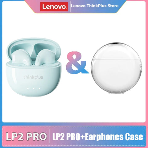 New Lenovo LP2 Pro TWS Bluetooth V5.4 Wireless Earphones 24H Long Battery life Gaming Headset Sport HIFI Stereo Sound Headphones