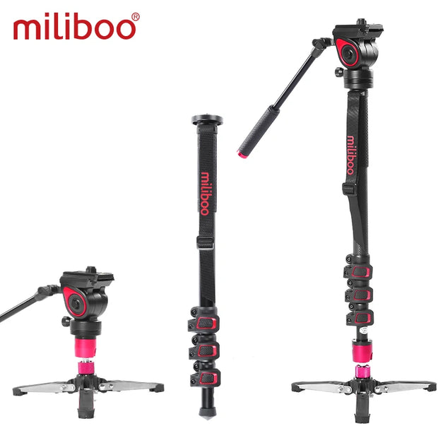 Miliboo MQA Aluminum Alloy Photography Monopod tripod 4kg Load Capacity 145cm Max. Height for DSLR Cameras Smartphone