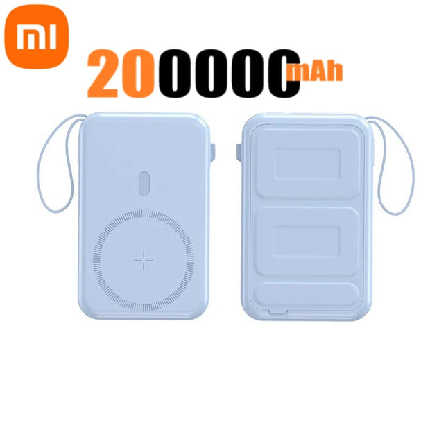 Xiaomi 22,5W 200000mAh Magnetic Power Bank Wireless Fast Charging Powerbank Portable External Battery for iPhone Android New