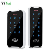 YiToo IP68 Fully Waterproof RFID Access Control Keypad Metal Shell RFID Controller Touch Screen Door Lock Card Reader Outdoor