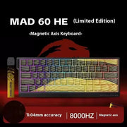 FGG Madlions Mad 60/68 Mechanical Keyboard HE Magnetic Switch 61/68 Keys Gaming RGB Wired E-sports Hot Swappable Customized