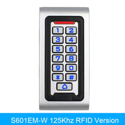 Outdoor RFID Access Controller Zinc Metal Keypad Card Reader IP67 Waterproof 125KHz 10pcs Keyfob for Door Access Control System