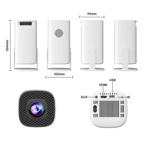 Salange P30 Max Game Projector Mini FreeStyle Home Theater for Xiaomi IOS Android Phone 720P Outdoor 1080P 4K Supported HDMI