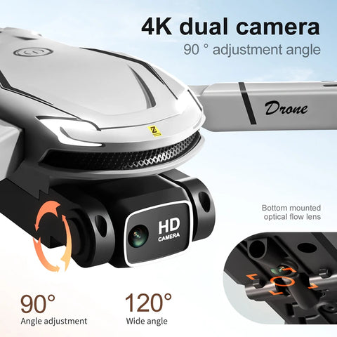 Lenovo V88 Mini Drone 8K HD Dual Camera 5G GPS Obstacle Avoidance Photography Optical Flow Foldable Toy UAV 9000M